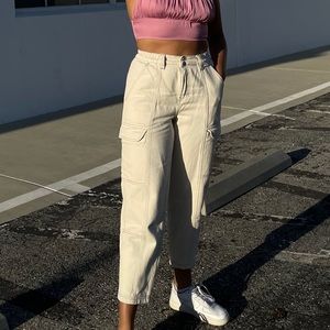 Pacsun white cargo pants